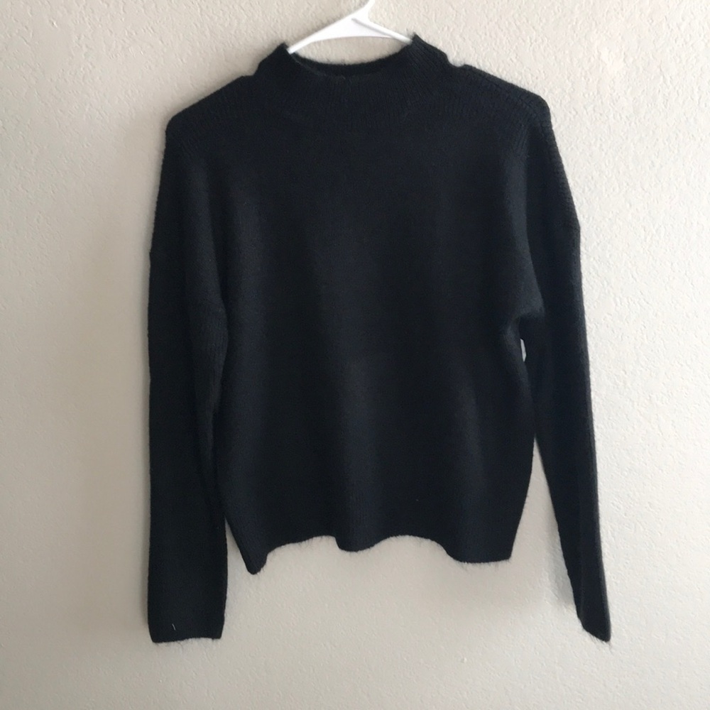 Time and Tru Black Turtleneck Sweater
